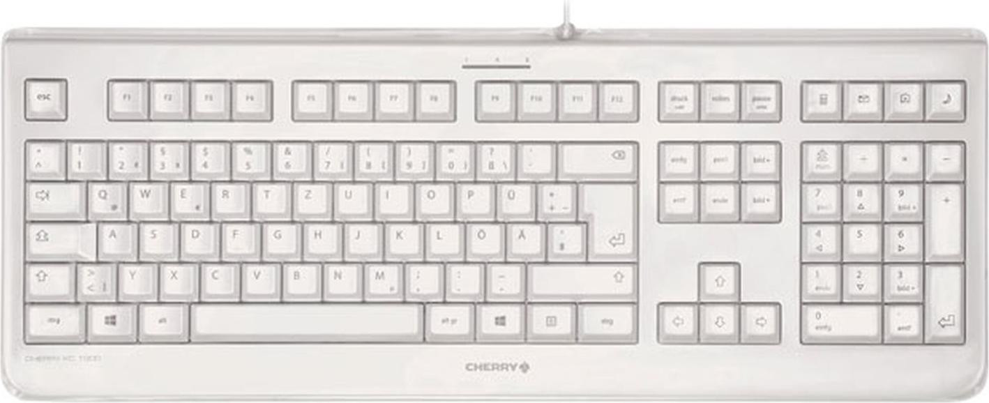 Cherry JK-IP1068CH-0 Toetsenbord Bedraad CH-indeling Wit/Grijs IP68-bescherming