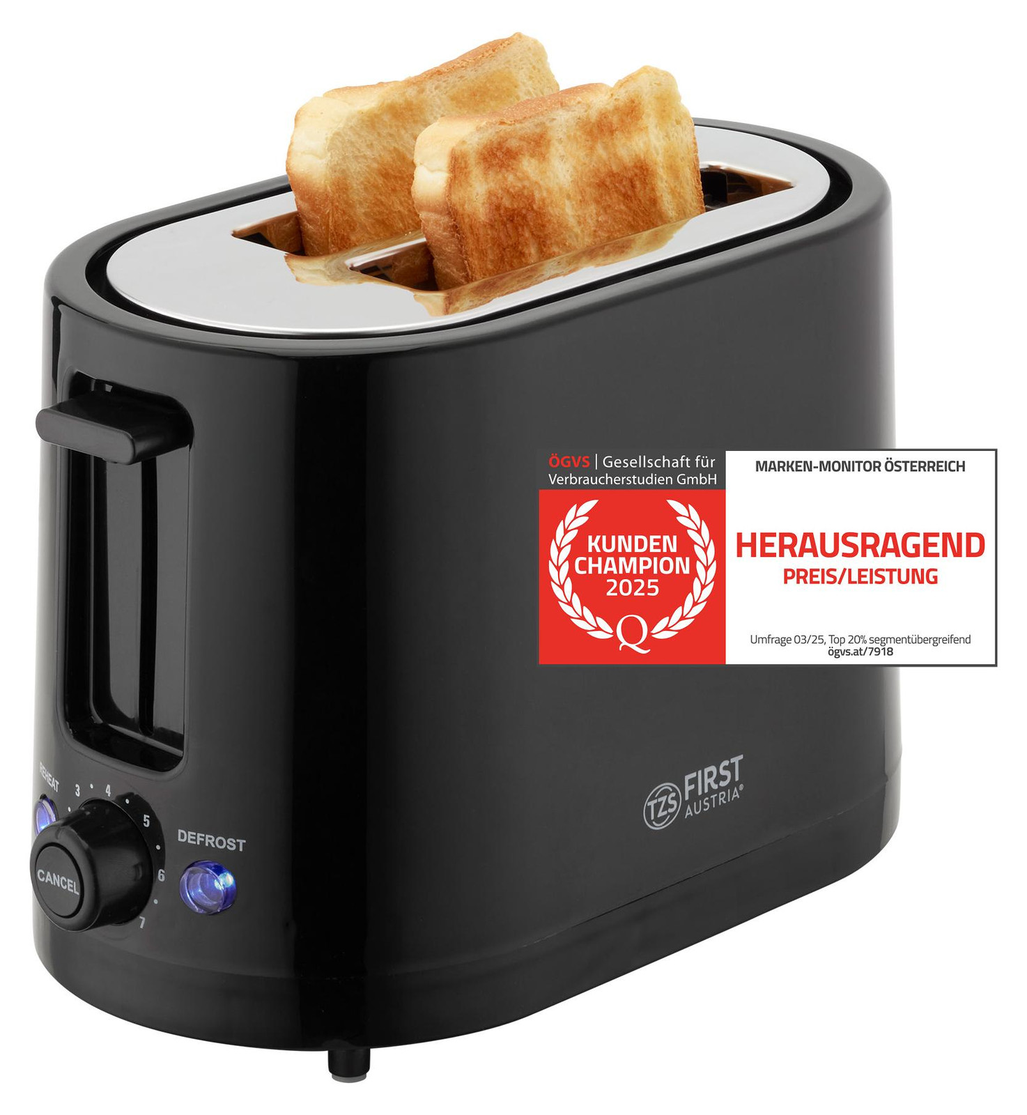 TZS First Austria 2-scheibentoaster