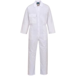 Portwest Arbeitsoverall Standard 2802, weiß, Polyester-Baumwolle, Größe L (52/54)