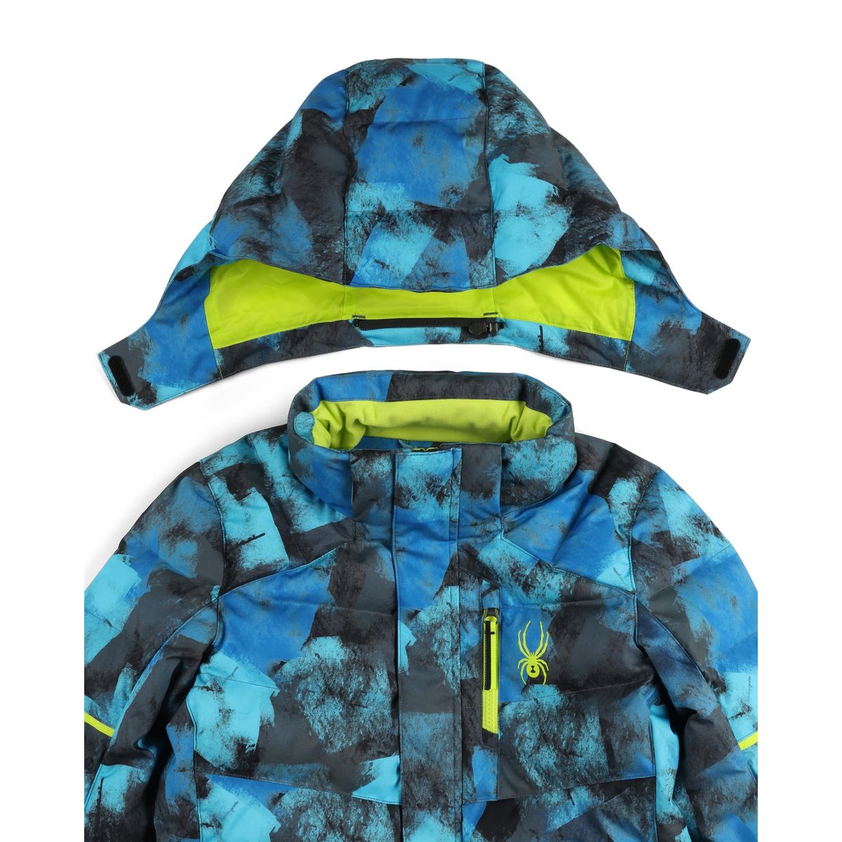 Spyder Impulse Synthetic Down Jacket cobalt block camo (CBC) 12 38SG075407-CBC-12