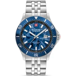 SWISS MILITARY HANOWA - SWISS GLACIER - blue silver / 42mm