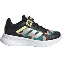 adidas x Minecraft Fortarun 4.0 Sneaker jüngere Kinder KK4631 - core black/matte silver/dual yellow 31