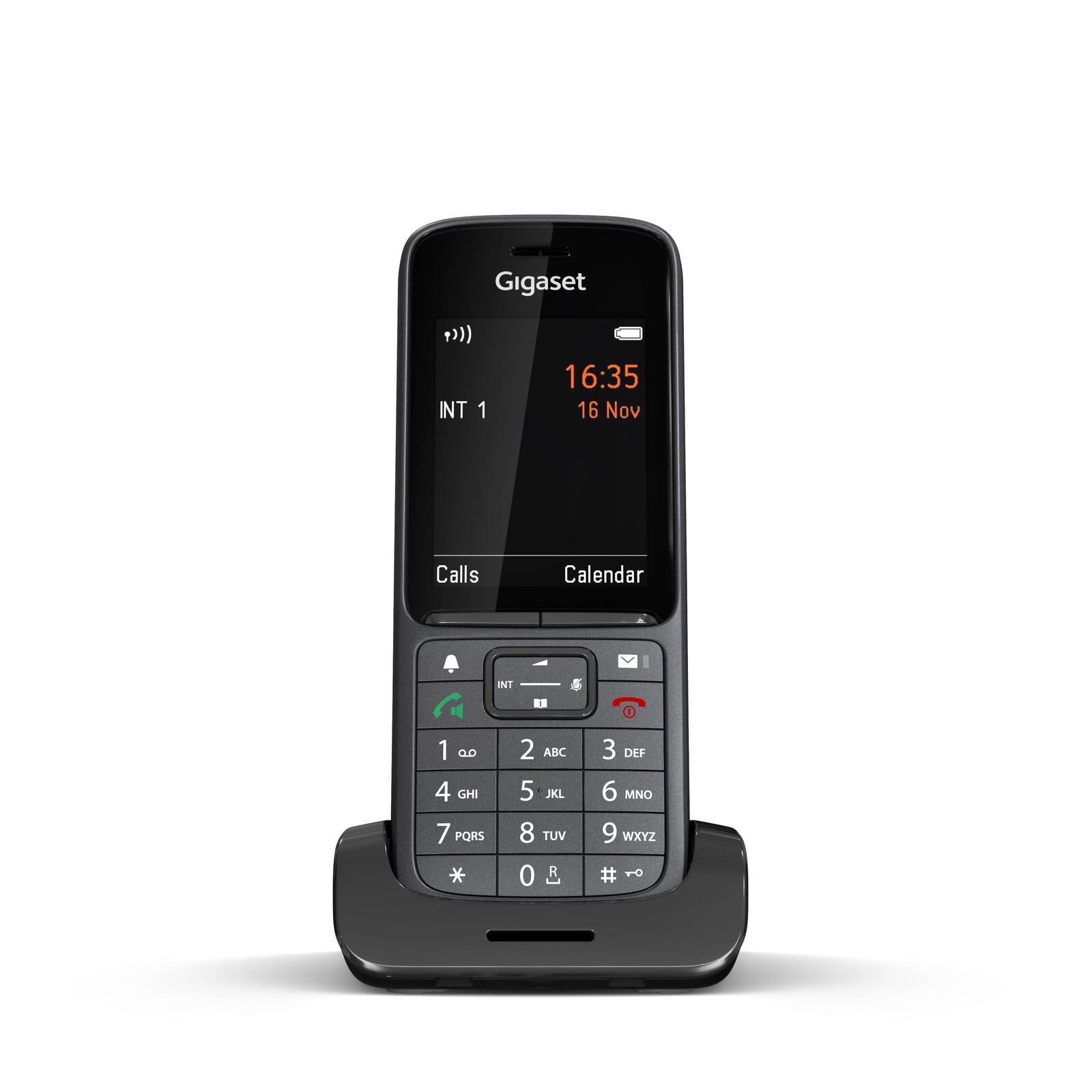 Gigaset SL800H Pro - Schnurloses Mobiltelefon mit Rufnummernanzeige in Schwarz S30852-H2975-R102