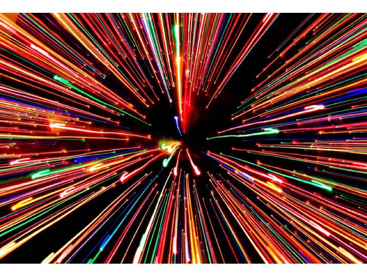 Papermoon Abstrakte streifende Lichter