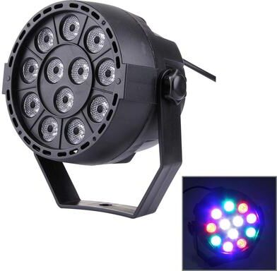 Inspired Deals 12W 12 LED PAR Stage Light With Control And LED Display US Plug
