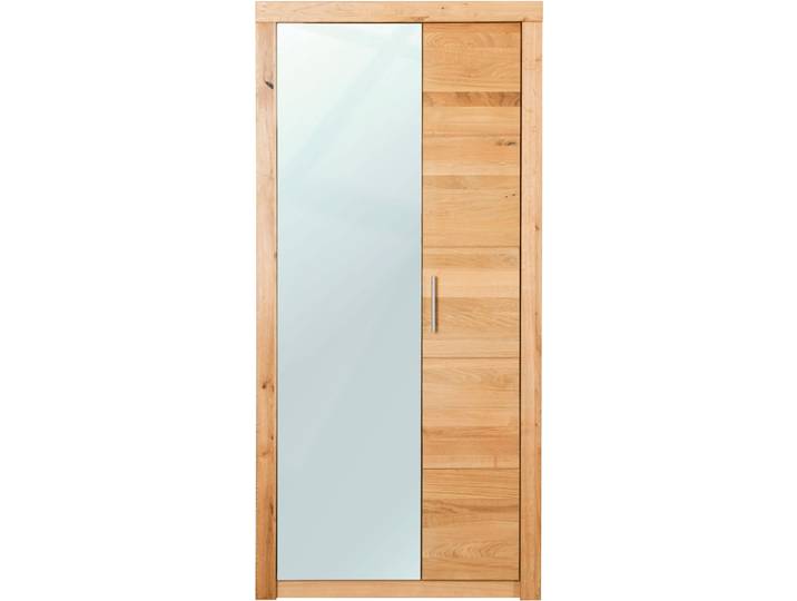 Garderobenschrank VOGL MÖBELFABRIK Toronto , braun (wildeiche), B:90cm H:190,4cm T:42cm, Schränke, Garderobenschrank, mit einer Spiegeltür
