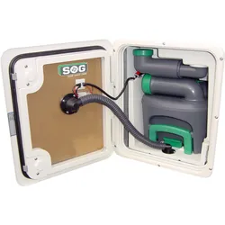 SOG I Typ D (C400) 12V Toilettenentlüftung Türvariante weiß