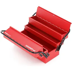 Gedore Red, Werkzeugkoffer, red R20600073 Werkzeugkasten 5 Fächer 535x225x330 mm
