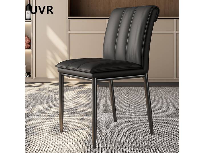 UVR lumière luxe salle à manger chaise moderne Simple cuisine dossier tabouret ménage hôtel bureau chaise Table à manger dossier chaises