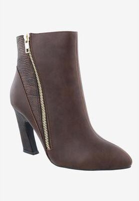Wide Width Women's Cirque Bootie by Bellini in Brown (Size 10 W)