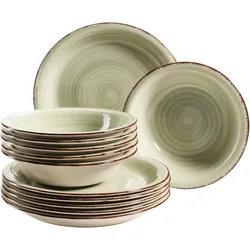 Mäser Teller-Set, Steingut Lumaca