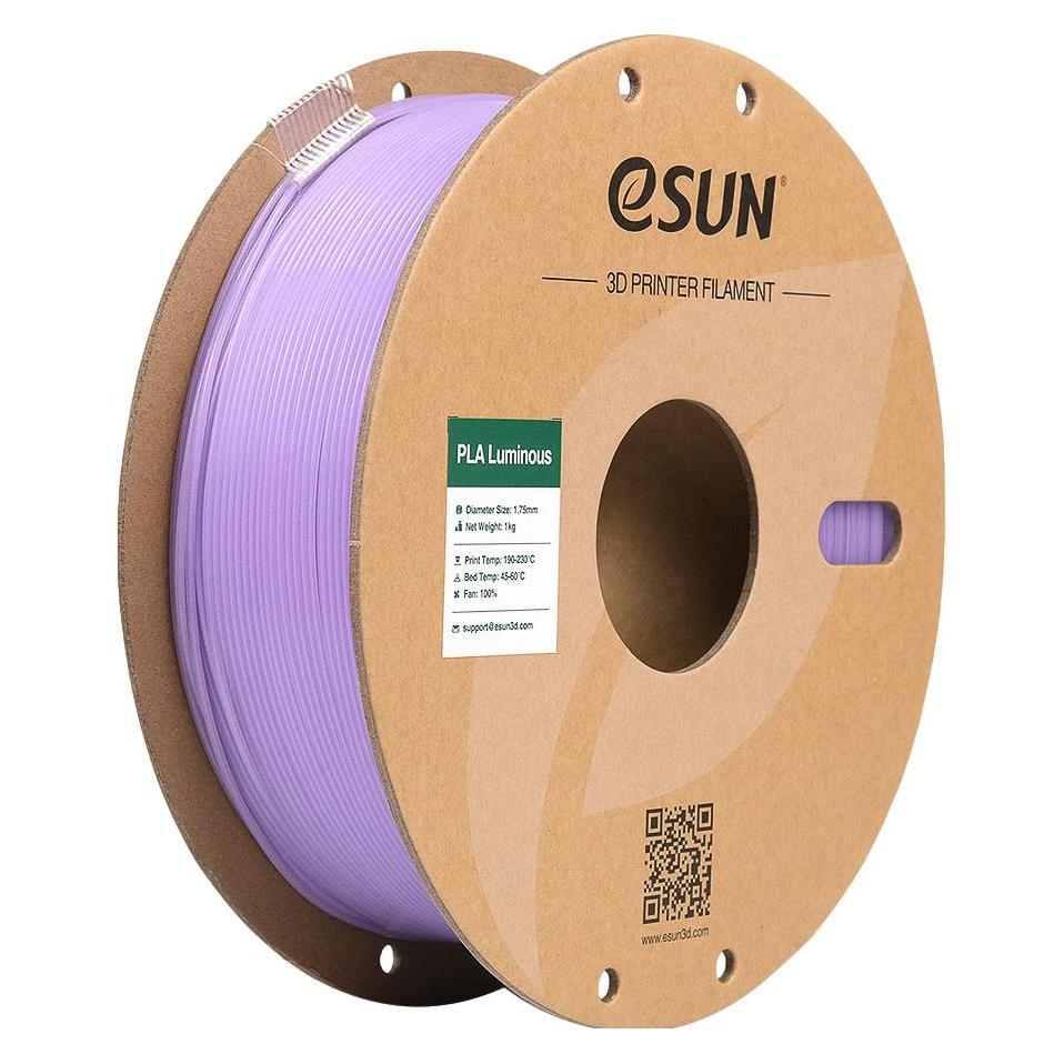 eSUN EPLA-LUMINOUS 1,75mm PURPLE 1kg (1000 g, 1.75 mm) (EPLA-LUMINOUS175LZ1)