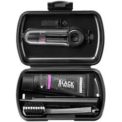 Travel set, Black is white