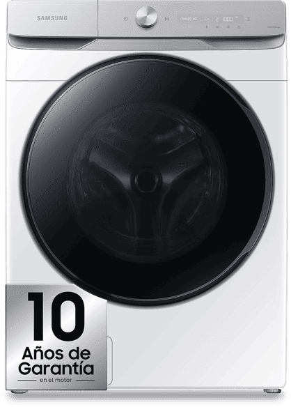 Lavadora carga frontal - Samsung WF20DG8650BWU3, 20 kg, 1100rpm, programas, Blanco
