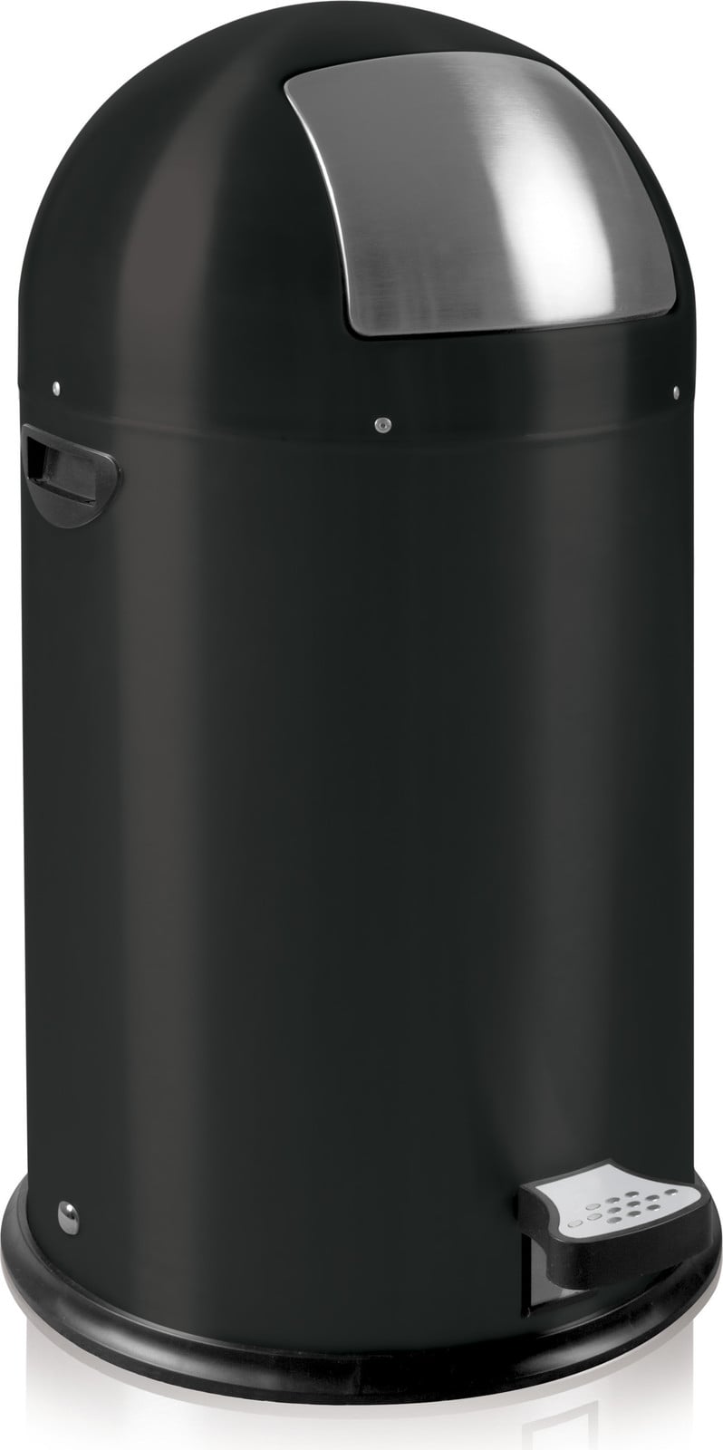 Eko Kickcan afvalbak 33 liter - Matzwart - Staal