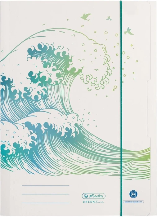 Herlitz Sammelmappe A4 GREENline Welle