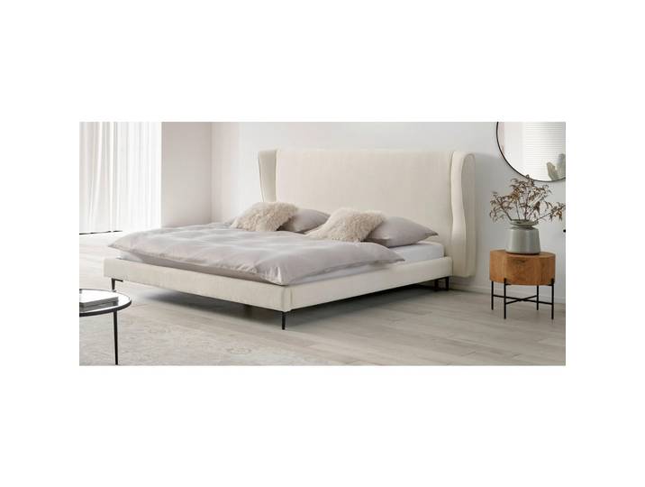 Livetastic Polsterbett, Weiß, Holz, Metall, Kiefer, Pappel,Pappel, Sperrholz, 32-Zonen, 180x200 cm, nicht verstellbar, Schlafzimmer, Betten, Holzbetten