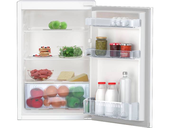 BEKO Einbaukühlschrank B1804N 7247240510 , Energieeffizienz: E, weiß, Rechtsanschlag, wechselbar, Kühlschränke, Das statische Kühlsystem lässt sich unkompliziert bedienen., Einbaukühlschrank