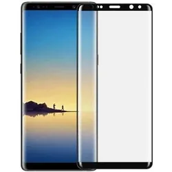 Devia 3D Curved Tempered Glass Seamless Full Screen Protector Samsung Galaxy note8 black (Samsung Galaxy Note 8), Smartphone Schutzfolie, Schwarz
