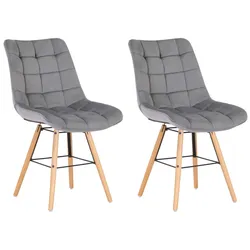 2er Set Stühle Leni Samt