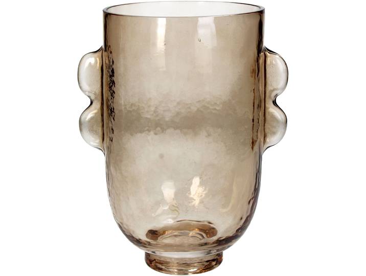 Vase Myko Bernstein Glas H 22 cm