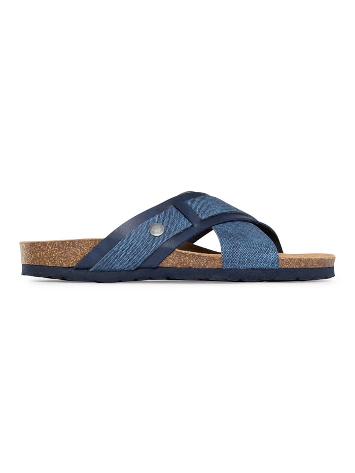 Sunbay Pantoletten "Giovani" in Dunkelblau - 41