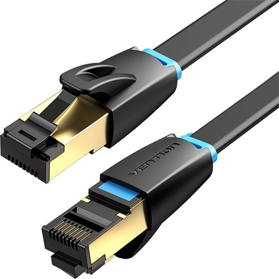 Vention Cat8 Ethernet Kabel, RJ-45, 1 meter, zwart