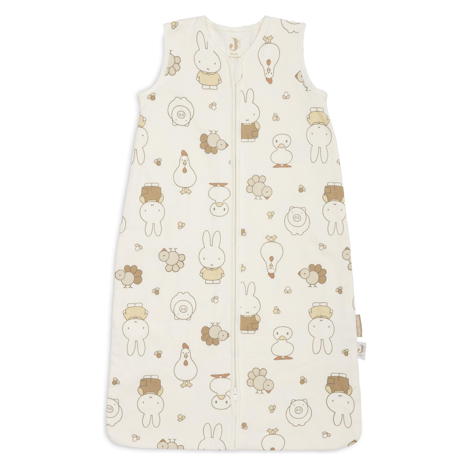 Jollein Schlafsack Jersey 70cm - Miffy Family Farm (Ganzjahr, Sommer, 70 x 43 cm) (048-510-68156)