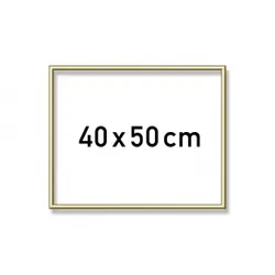 Alurahmen Gold 40 x 50 cm – Malen nach Zahlen Zubehör