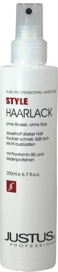 200ml Justus Professional Style Haarlack