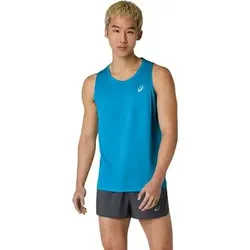 ASICS Herren T-Shirt CORE SINGLET, Größe L in Blau Blau