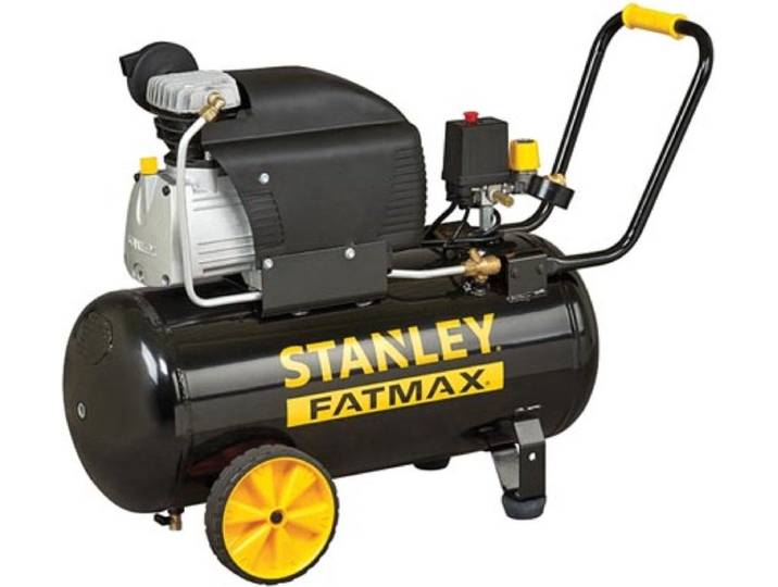 Stanley Fatmax - Compressor - 50 L - 10 bar - Oliegesmeerd - Draagbaar - Zwart Geel