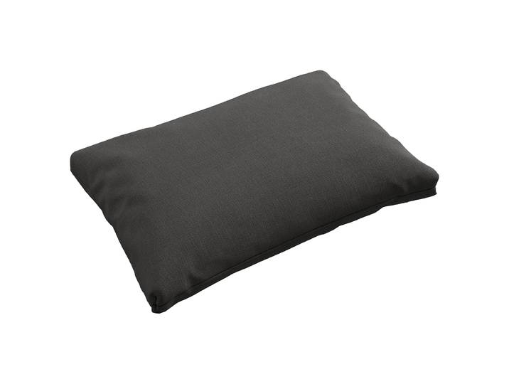 Coussin en forme de pointe Gris 60 x 40cm Tissu Esila