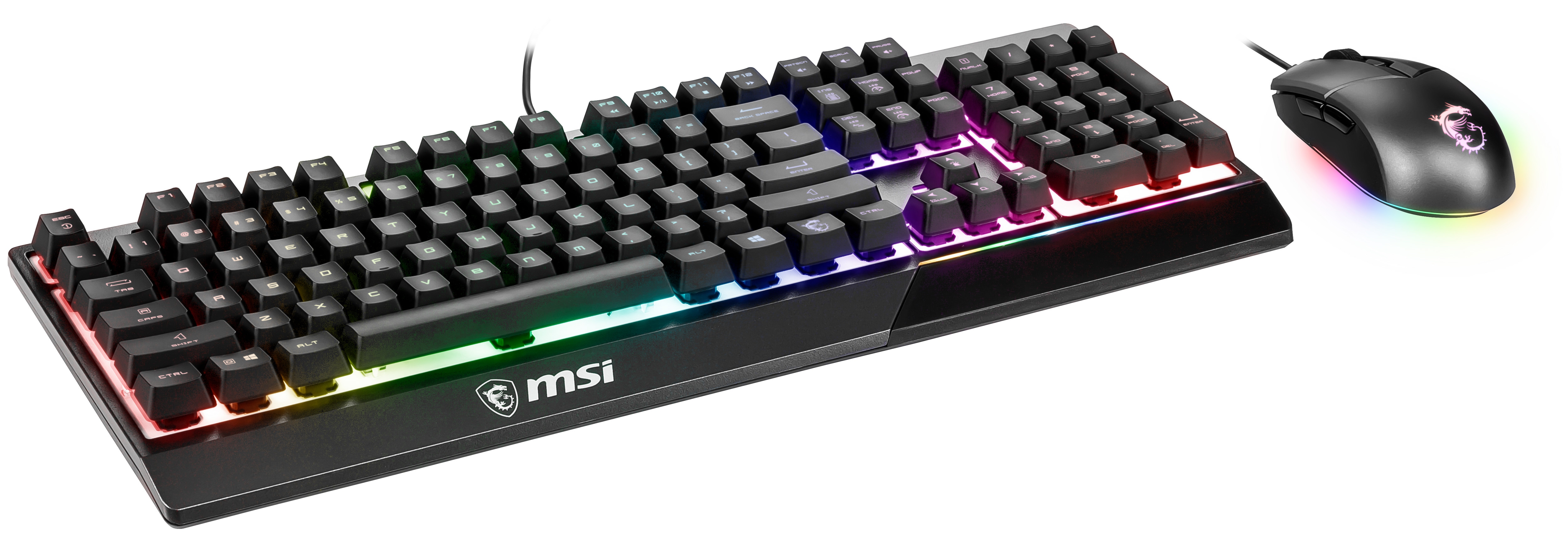 MSI Vigor GK30 Gaming Maus Tastaur Kombination kabelgebunden schwarz S11-04DE601-CLA