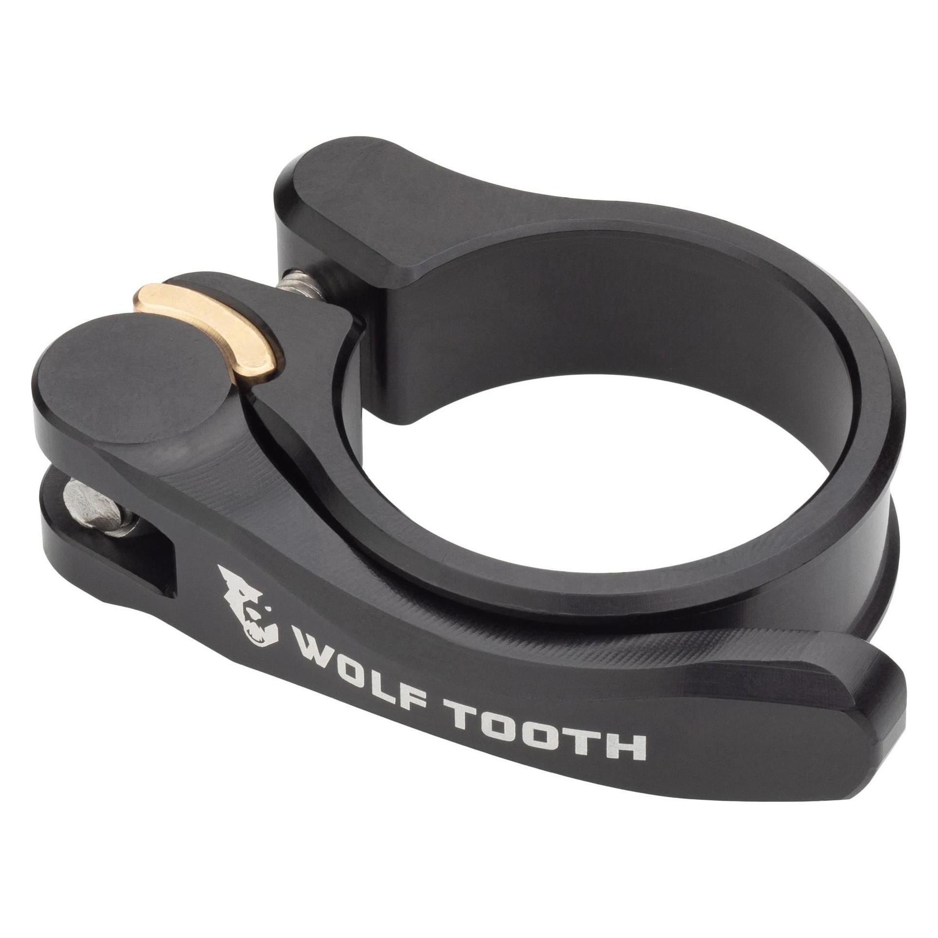 Wolf Tooth Schnellspann-Sattelklemme, 28.6mm, black (SC-29-BLK-QR)