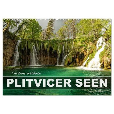 Welterbe in Kroatien - Plitvicer Seen (Wandkalender 2027 DIN A2 quer), CALVENDO Monatskalender