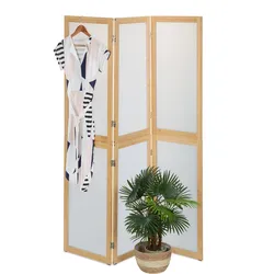 Relaxdays, Paravent + Raumteiler, Paravent (136.50 x 180 cm)