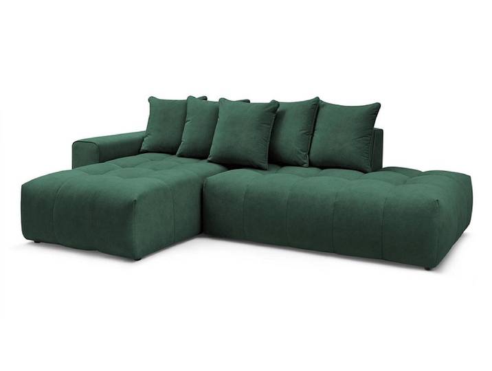 Ecksofa BOBOCHIC MONT-BLANC Samt grün