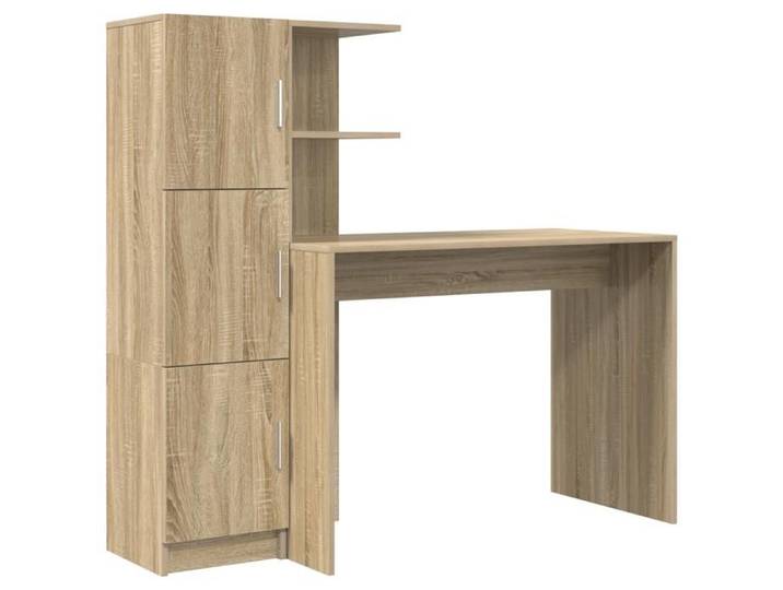 NEW 2025 - Bureau pour 1 personne - avec rangement - en chêne Sonoma @@1175