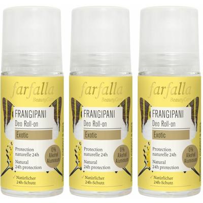 Farfalla Blumig Deo Roll-on Frangipani 50 ml x3 3x50 Roller
