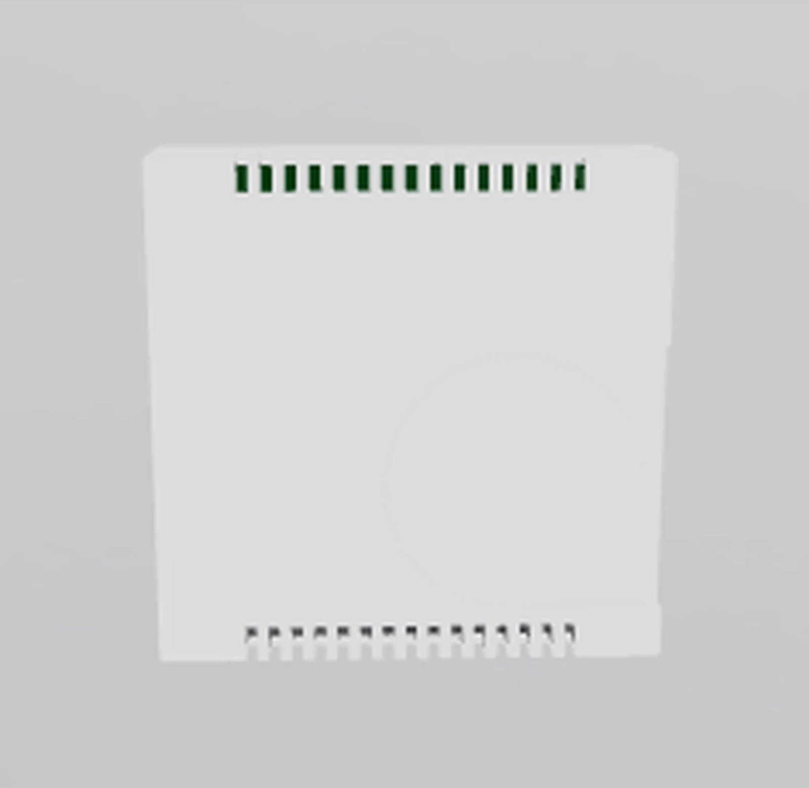 MDT KNX kamerthermostaat met instelwiel, zuiverwit glanzend, 55 x 55 mm