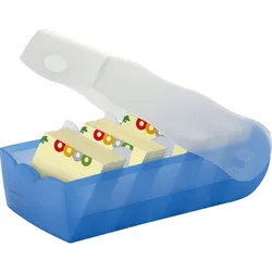 HAN Karteibox CROCO für DIN A7, blau