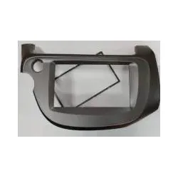 Honda Jazz ab 2009 Doppel DIN Radioblende Blende Komplettset silber 2-DIN Ein...
