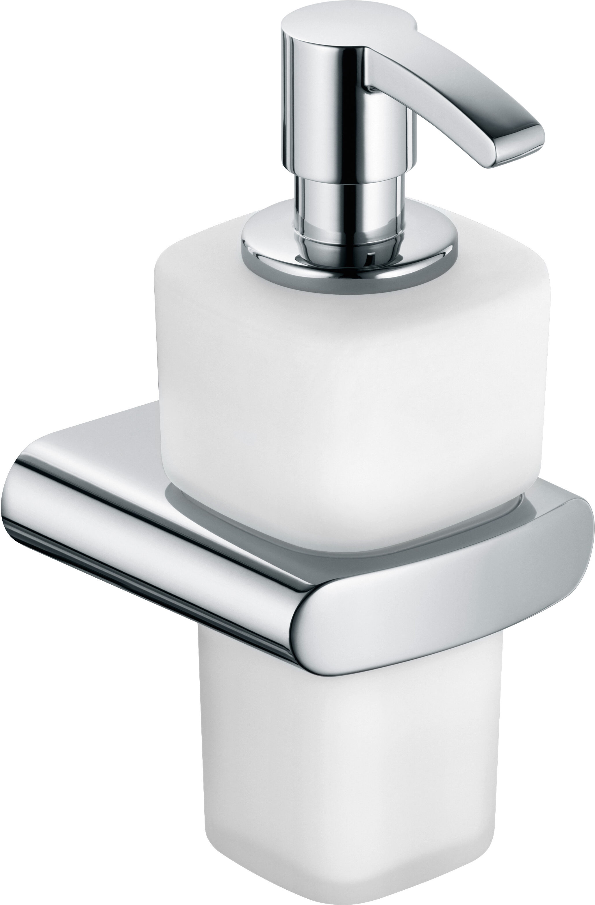 Keuco Elegance distributeur de Elegance Keuco 11653019000 chrome, verre opale, mat