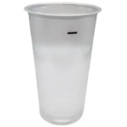624 PP-Becher 400 ml / 0,4 l Ø 90 x 124 mm klar mit Füllstrich – Salat-Shaker