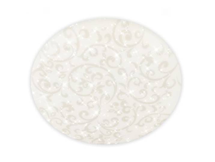 BRILONER - Plafonnier LED avec ciel étoilé\, lumière blanche neutre\, motif floral\, lustre chambre\, luminaire plafonnier\, lustre cuisine\, plafonnier salon\, 38x7 cm\, blanc