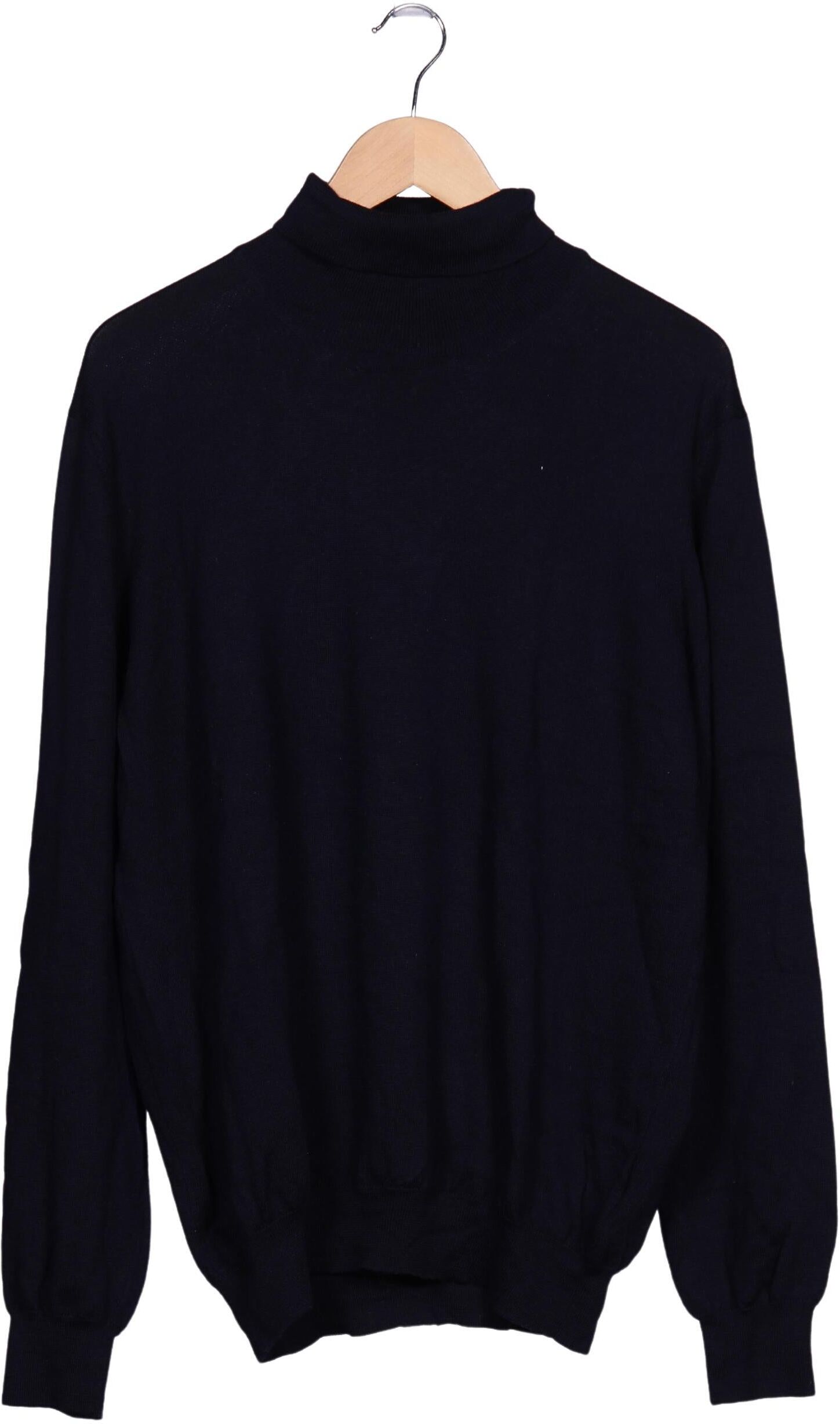 Gran Sasso Herren Pullover, Marineblau, Gr. EU 54, Schurwolle - Second Hand