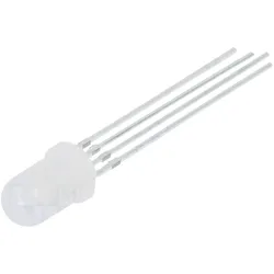 OptoSupply RGB-LED, 5mm Leuchtdiode, THT, 50°, gemeinsame Kathode, 4 Ausgänge, 3-15V