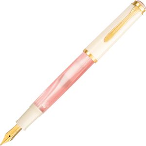 Pelikan Füller Classic M200 Cherry Blossom, Feder EF, aus Edelharz, rosa/weiß, vergoldet