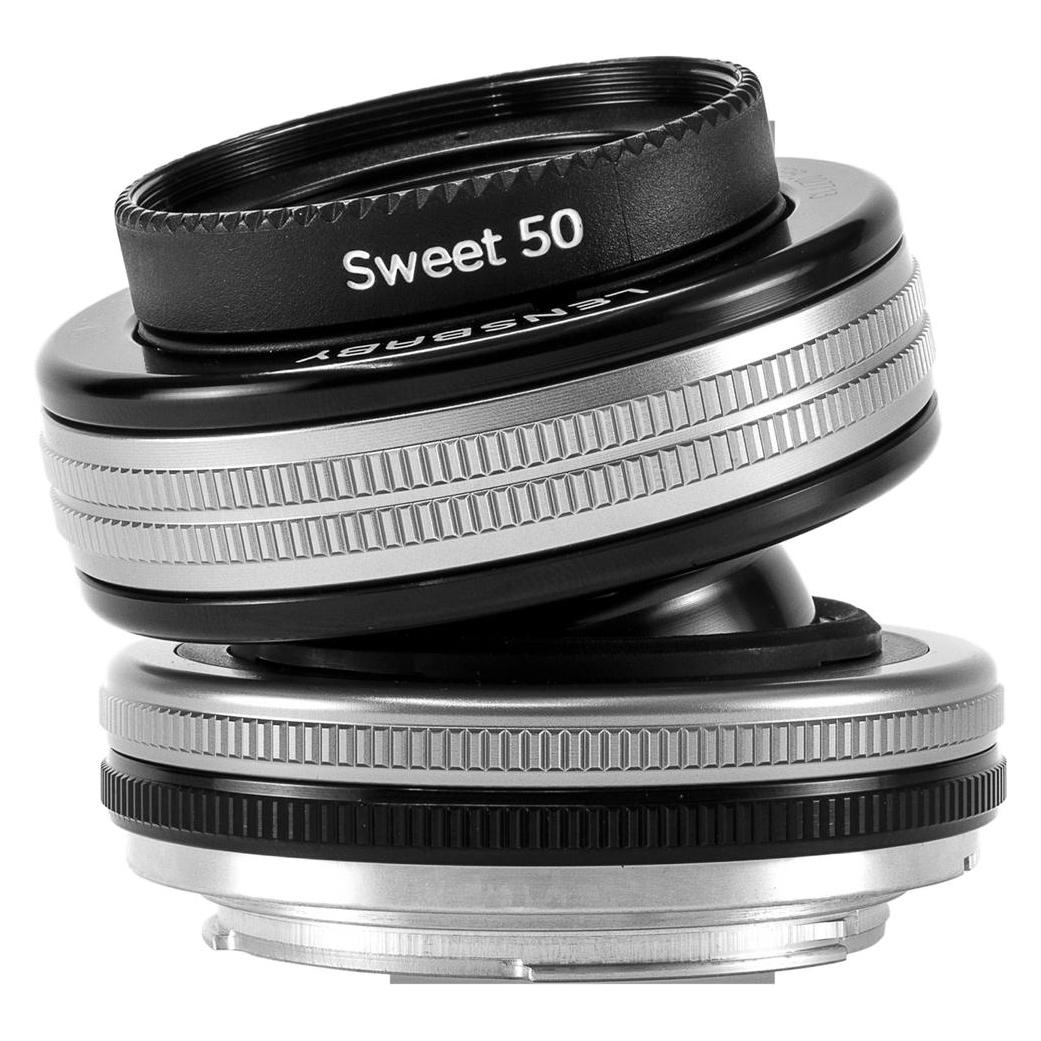 Lensbaby Composer Pro II inkl. Sweet 50 Optik Canon EF (Canon EF, APS-C / DX, Vollformat) (LBCP250C)